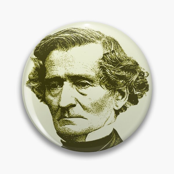 Item preview, Louis-Hector Berlioz Olive Green Portrait designed and sold by zavadadesigns.