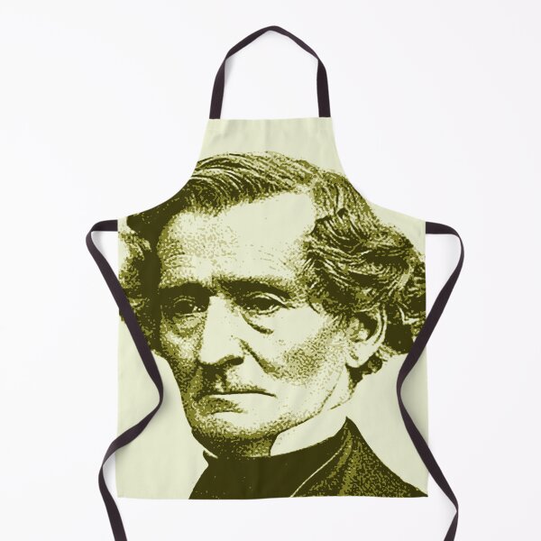 Item preview, Louis-Hector Berlioz Olive Green Portrait designed and sold by zavadadesigns.