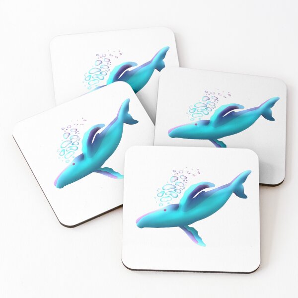 Item preview, Blue Whale with Bubbles :) designed and sold by frothymilk.