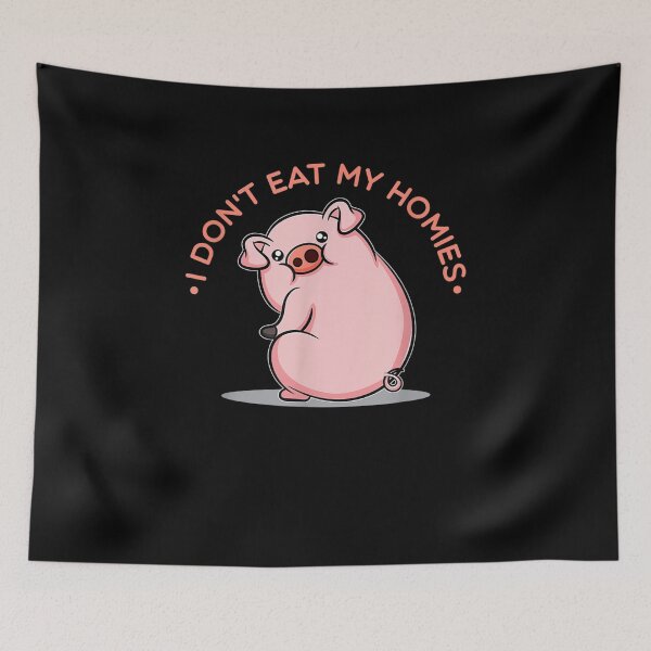 Item preview, I Don't Eat My Homies For A Vegan Vegetarian  designed and sold by lolahomya.