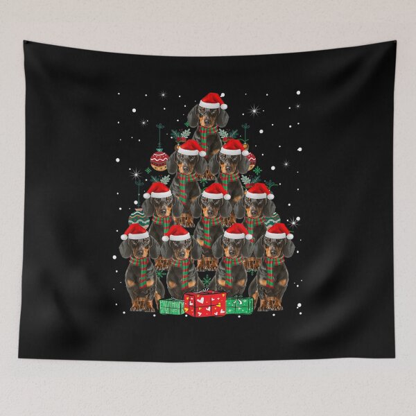 Item preview, Dachshund Dog Christmas Tree Holiday Dog Lovers Gift  designed and sold by ninapfvu.