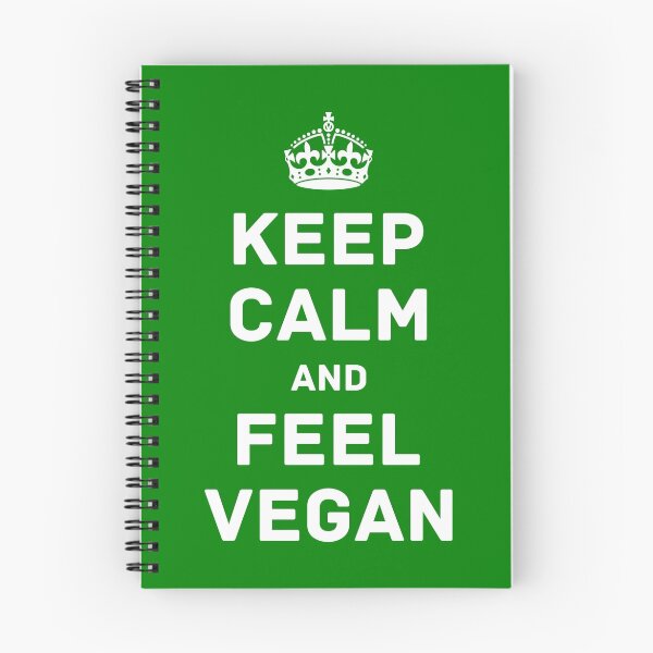 Item preview, Keep calm and feel vegan designed and sold by lamariposaverde.