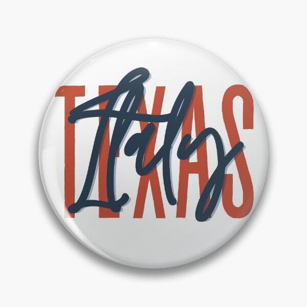 Item preview, Italy Texas // Script Design // State Flag Colors designed and sold by KylieBeth Designs.
