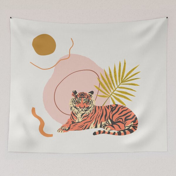 Item preview, "a tigers summer", minimalist designed and sold by divinealignmxnt.