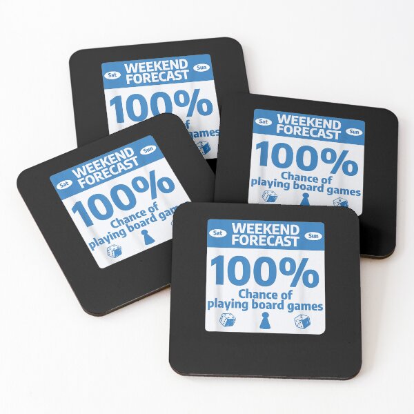 Item preview, Weekend Forecast 100 Chance Of Playing Board Games  designed and sold by lolahomya.
