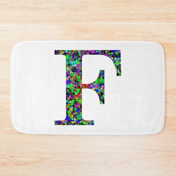 Item preview, Letter F Paint Splatter designed and sold by Handstand365.