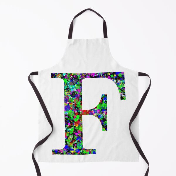 Item preview, Letter F Paint Splatter designed and sold by Handstand365.