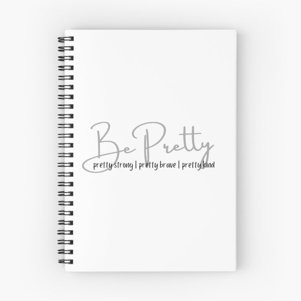Item preview, Be Pretty Black Simple Grey and Black Design designed and sold by SweetAndSpice.