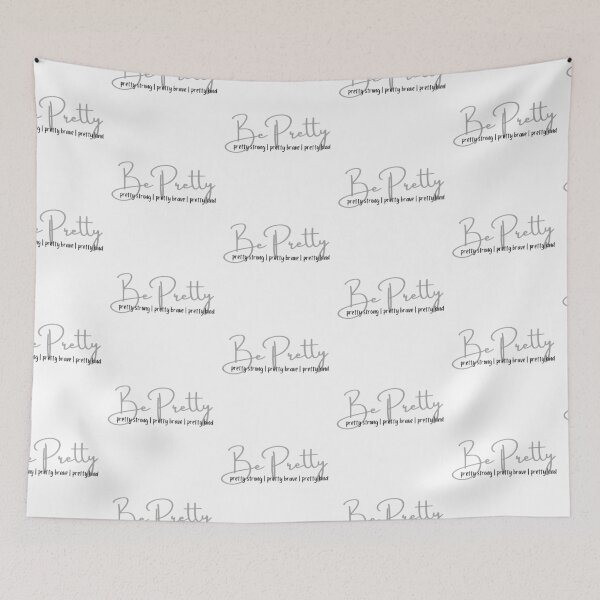 Item preview, Be Pretty Black Simple Grey and Black Design designed and sold by SweetAndSpice.