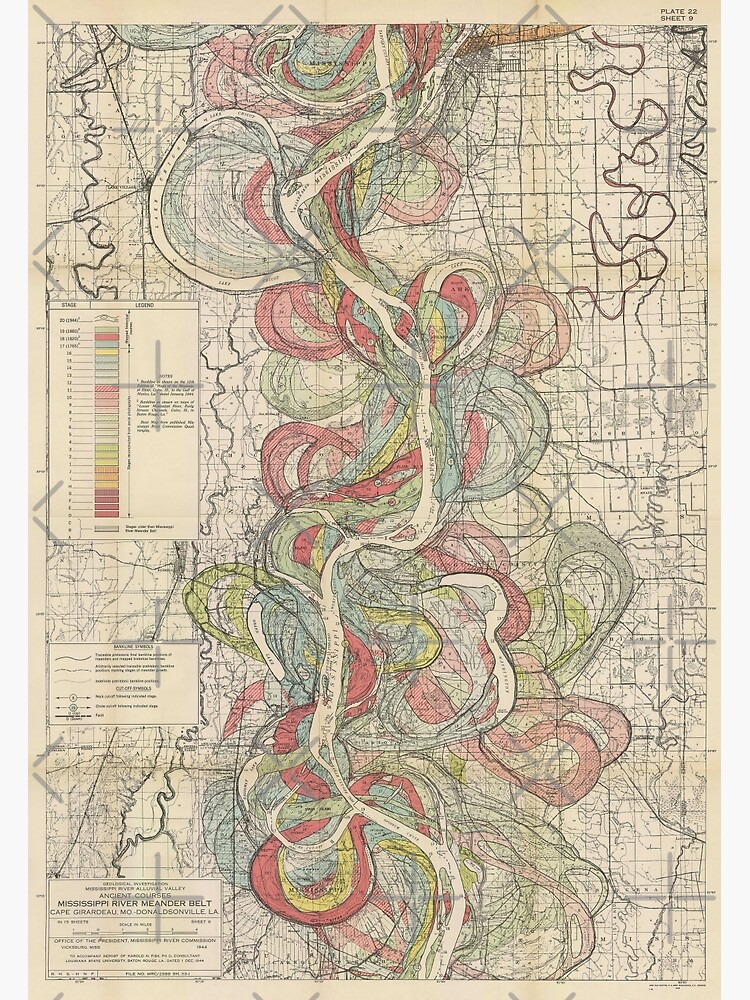 río mississippi mapa