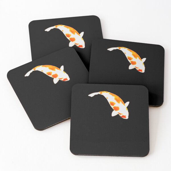 Item preview, Red And White Koi Carp - Kohaku designed and sold by ANNEHEAVY.