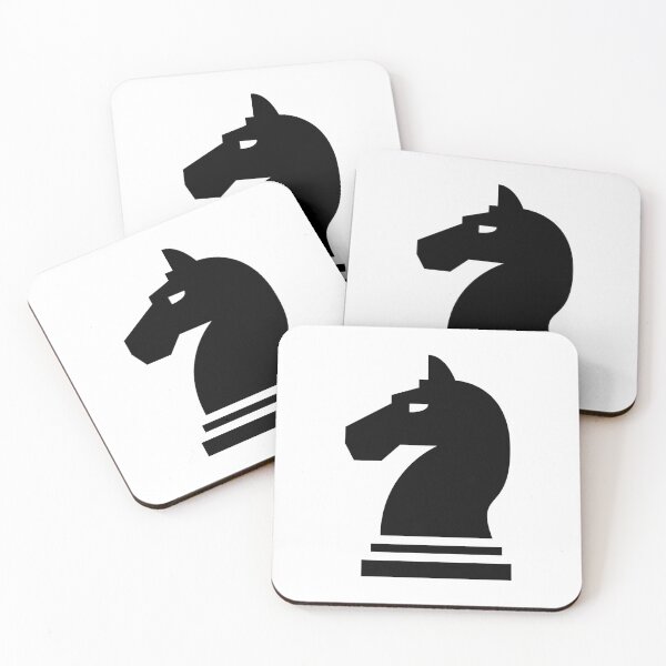 Item preview, Chess Knight Outline designed and sold by liftdesign.