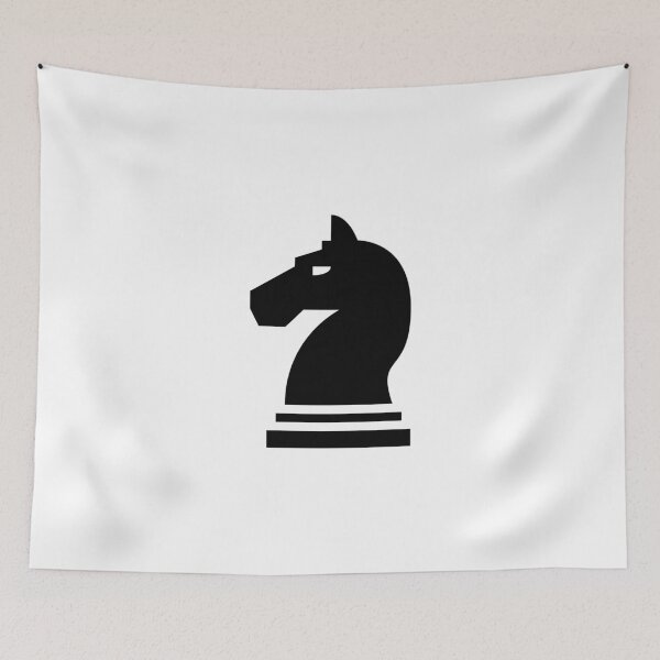 Item preview, Chess Knight Outline designed and sold by liftdesign.