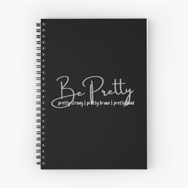 Item preview, Be Pretty Black Simple Grey and White Design designed and sold by SweetAndSpice.