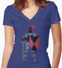 Knight T Women's Fitted V-Neck T-Shirt