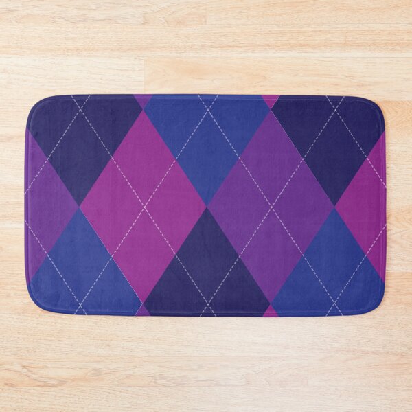 Item preview, ARGYLE BLUE PURPLE FUCHSIA DESIGN designed and sold by BLMcreations.