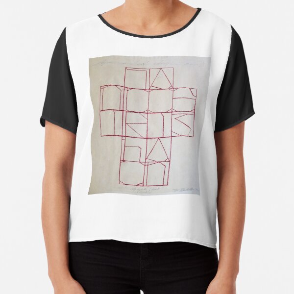 Cross Chiffon Top