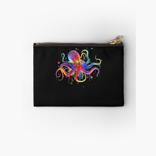 Item preview, Dripping Rainbow Octopus psychedelic designed and sold by JustinBroadbent.