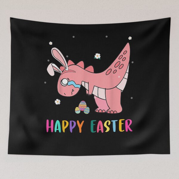 Item preview, Happy Easter Dinosaur T Rex Cute Bunny Egg Hunt Women Kids  designed and sold by lolahomya.