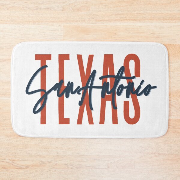 Item preview, San Antonio Texas // Script Design // State Flag Colors designed and sold by KylieBeth Designs.