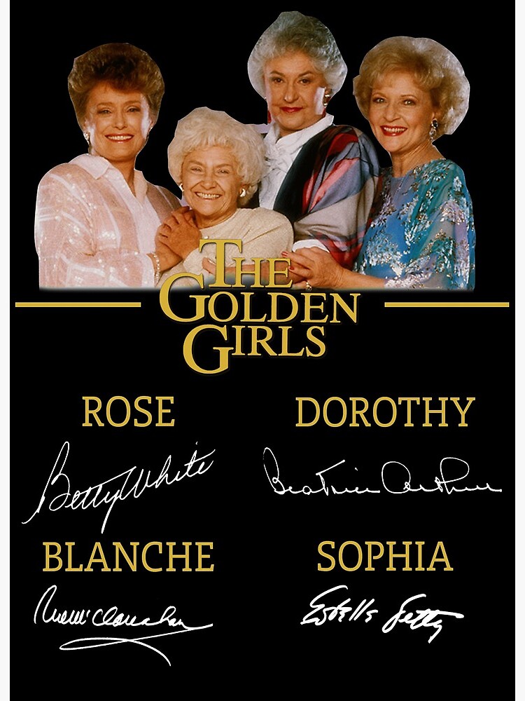 golden girls art golden girls poster print dorothy rose blanche