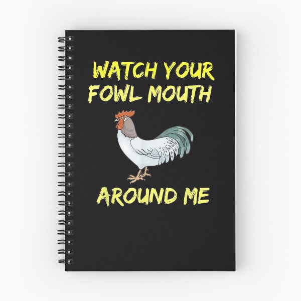 Item preview, Rooster Watch Your Fowl Mouth Funny Chicken Bad Language  designed and sold by lolahomya.