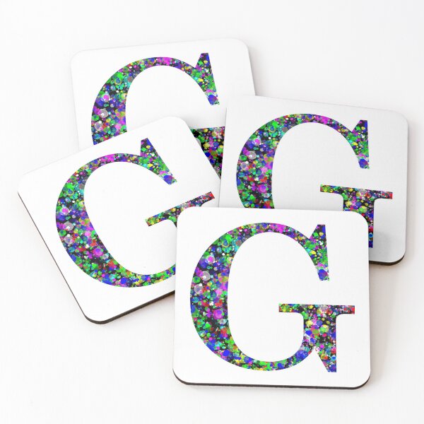 Item preview, Letter G Paint Splatter designed and sold by Handstand365.