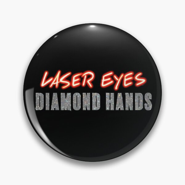 Item preview, Laser Eyes Diamond Hands designed and sold by Anonymousbtb.