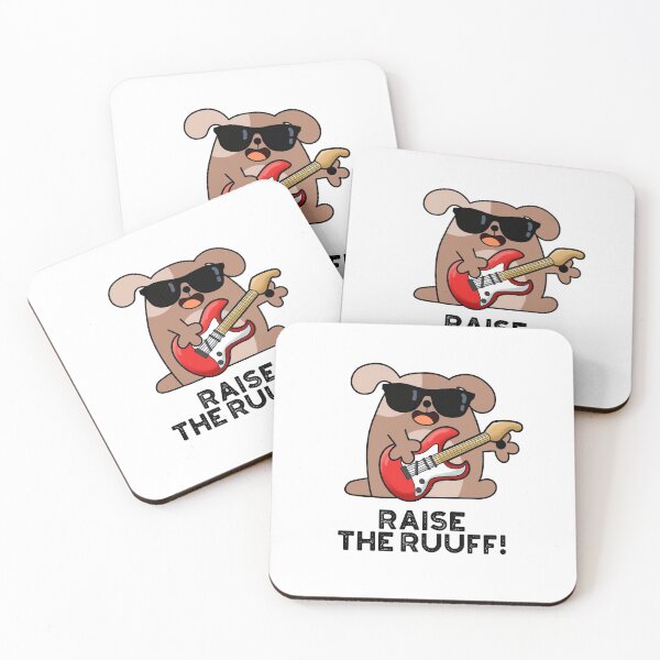 Item preview, Raise The Ruuf Funny Dog Puns  designed and sold by punnybone.