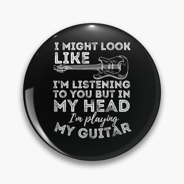 Item preview, I Might Look Like I'm Listening To You Funny Guitar Lover  designed and sold by ninapfvu.
