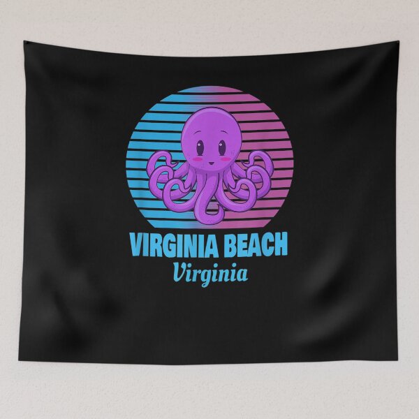 Item preview, Virginia Beach Vacation Cute Octopus Gift  designed and sold by lolahomya.
