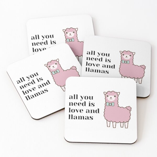 Item preview, All You Need is Love and Llamas designed and sold by smittysdesigns.
