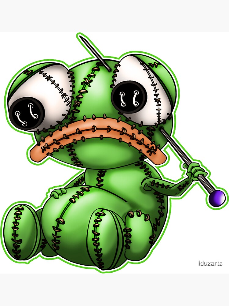 Peepo Pepe frog Voodoo Doll | Magnet