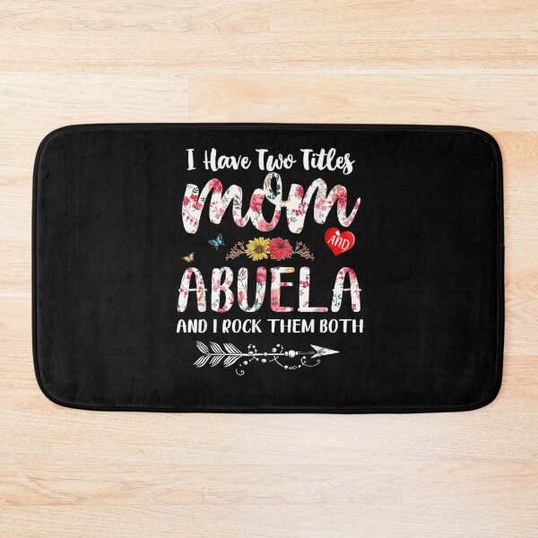 Item preview, I Have Two Titles Mom And Abuela Shirt Floral  designed and sold by lolahomya.