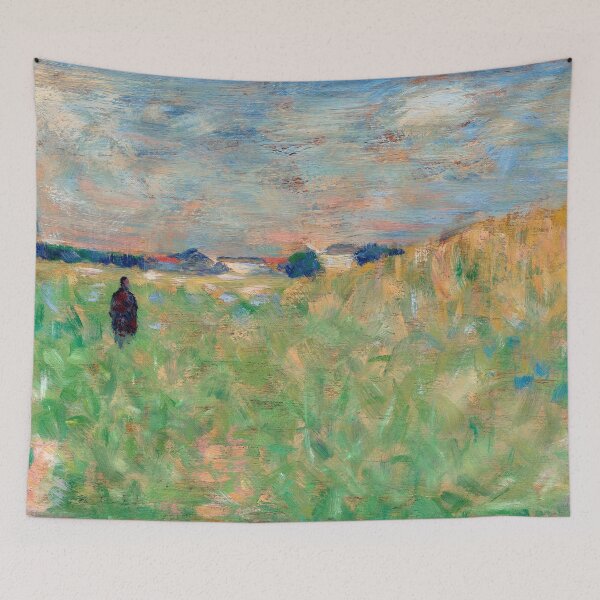 Item preview, A Summer Landscape by Georges Seurat designed and sold by emidye20.