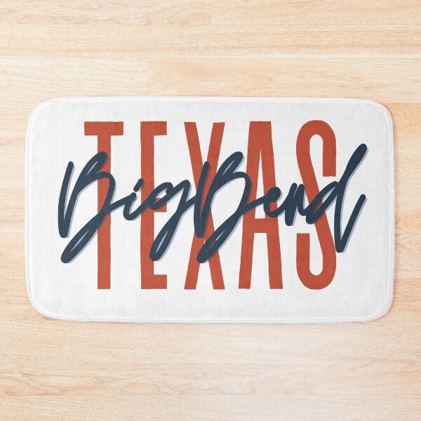 Item preview, Big Bend Texas // Script Design // State Flag Colors designed and sold by KylieBeth Designs.