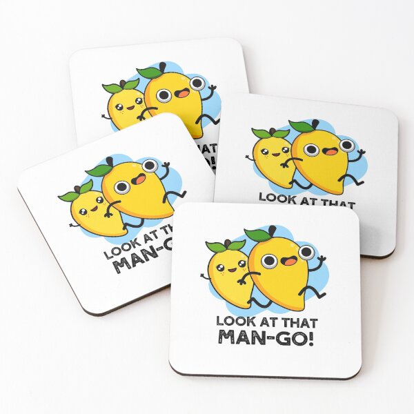 Item preview, Look At That Man-go Funny Fruit Puns  designed and sold by punnybone.