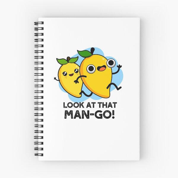 Item preview, Look At That Man-go Funny Fruit Puns  designed and sold by punnybone.