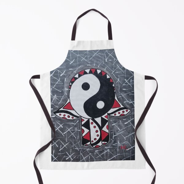 Item preview, Yin Yang Hamsa by Harriette Knight designed and sold by harrietteknight.