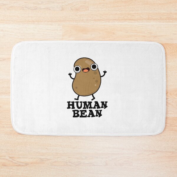 Item preview, Human Bean Funny Human Being Food Puns  designed and sold by punnybone.