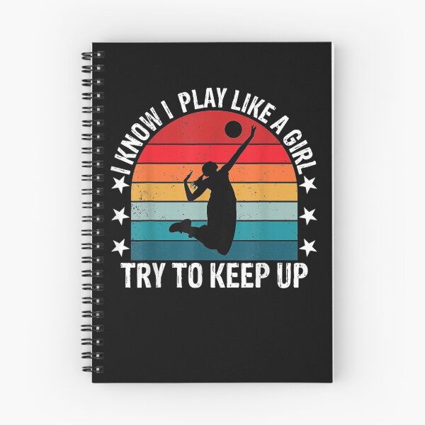 Item preview, Play Like A Girl Funny Volleyball Player Girls Women Gift  designed and sold by lolahomya.