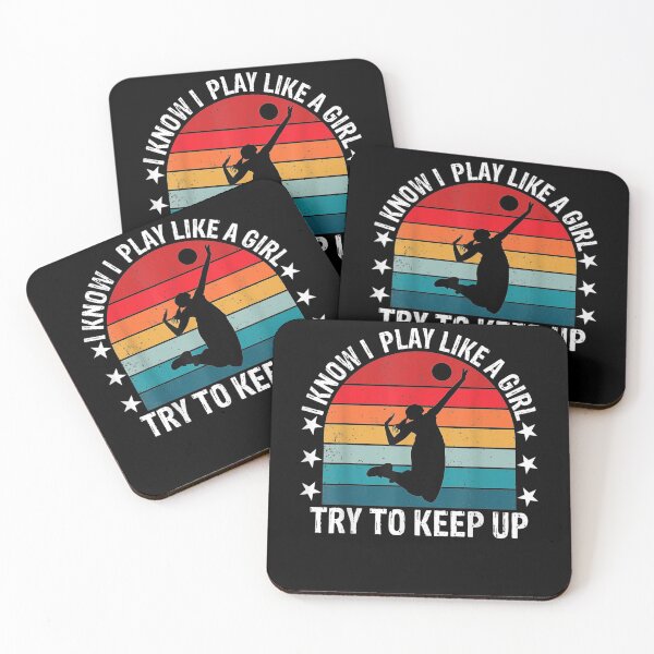 Item preview, Play Like A Girl Funny Volleyball Player Girls Women Gift  designed and sold by lolahomya.