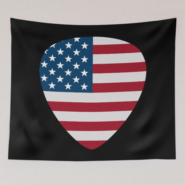 Item preview, Guitar Pick American Flag designed and sold by designbychow.