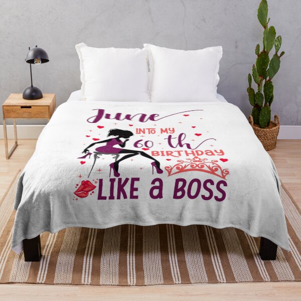 Item preview, June into my 60th birthday like a boss For Women & Man T-Shirt designed and sold by TshirtStoreBD24.