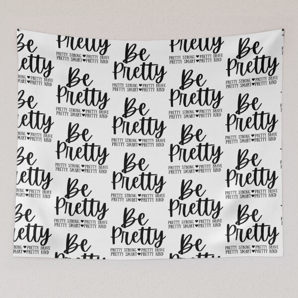 Item preview, Be Pretty Black Design designed and sold by SweetAndSpice.
