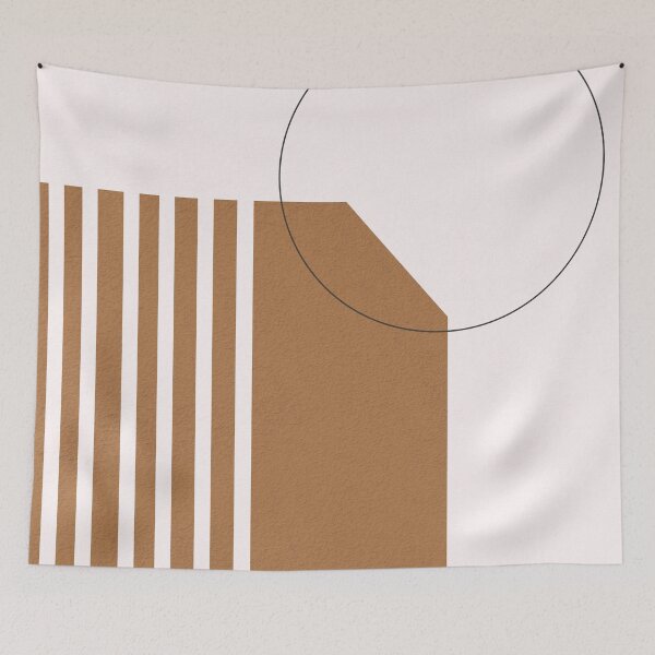 Item preview, Geometric Minimalist Print, Modern Scandinavian Art designed and sold by technicolorable_art.