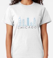 Chicago skyline - minimalist and modern Classic T-Shirt