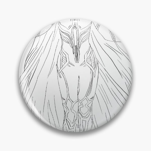 Item preview, Black and white Hela line drawing designed and sold by Addison-k.