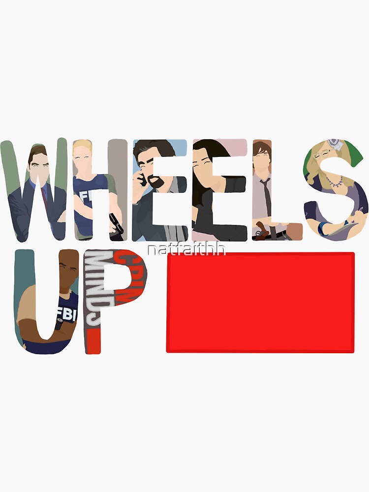 "Wheels Up BAU Team" Sticker for Sale by natfaithh Redbubble