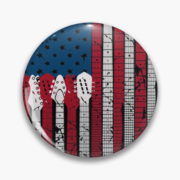Item preview, Guitars Headstock American Flag designed and sold by designbychow.